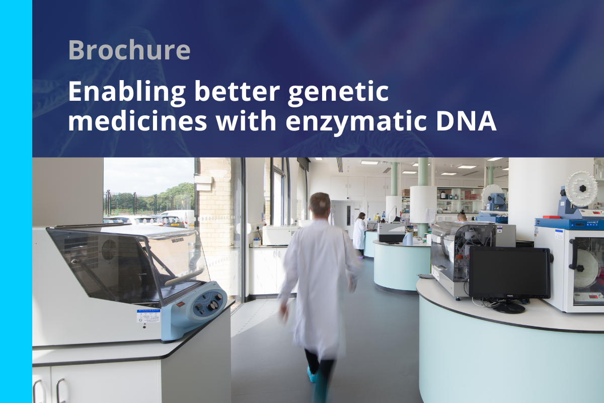 Enabling better genetic medicines with enzymatic DNA - doggybone DNA