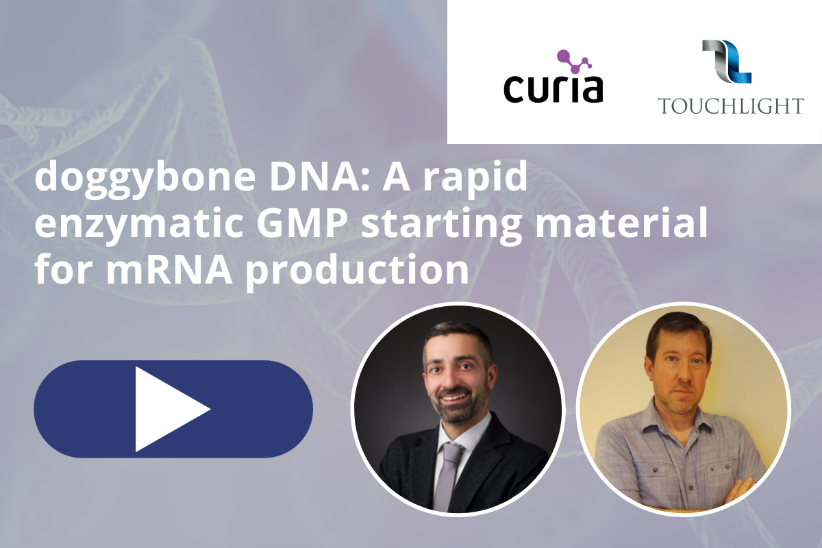 Webinar – doggybone DNA: A Rapid Enzymatic GMP Starting Material for mRNA Production