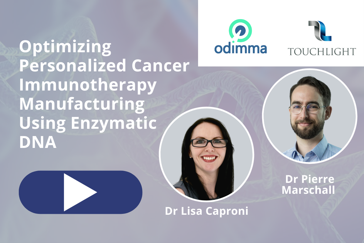 Webinar - Optimizing Personalized Cancer Immunotherapy Manufacturing Using Enzymatic DNA